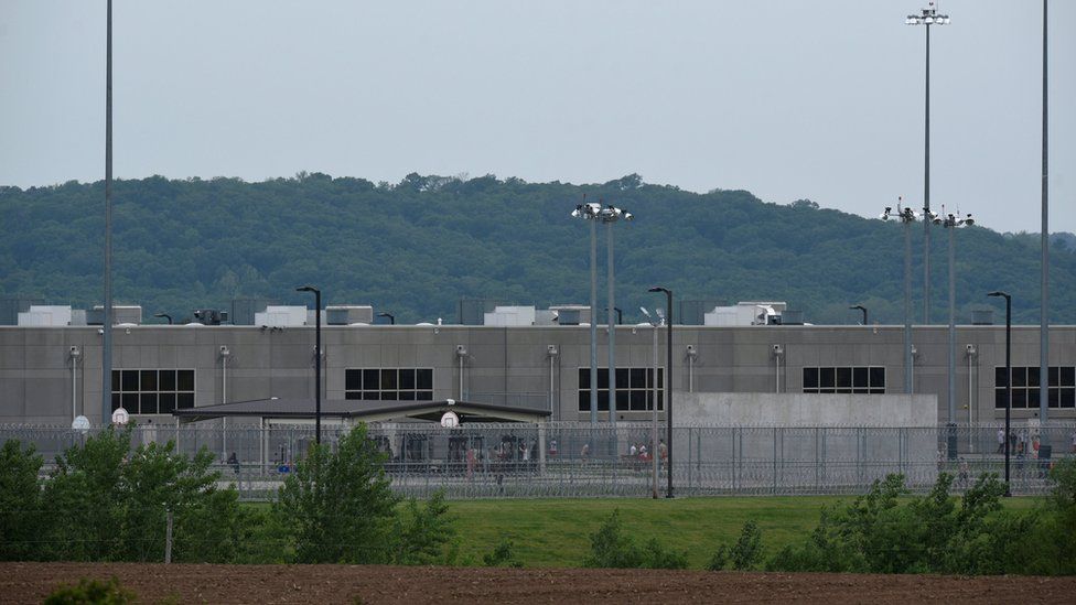 A view of a portion of the United States Disciplinary Barracks complex, where Private Chelsea Manning is being held, is seen at Fort Leavenworth, Kansas, U.S. May 16, 2017