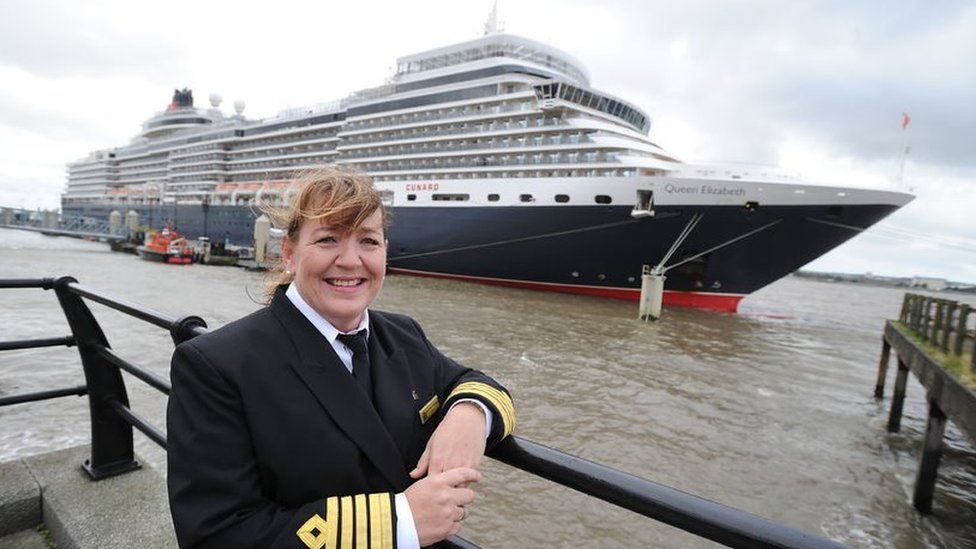 Inger Klein Olsen became Cunard's first female captain in 2010