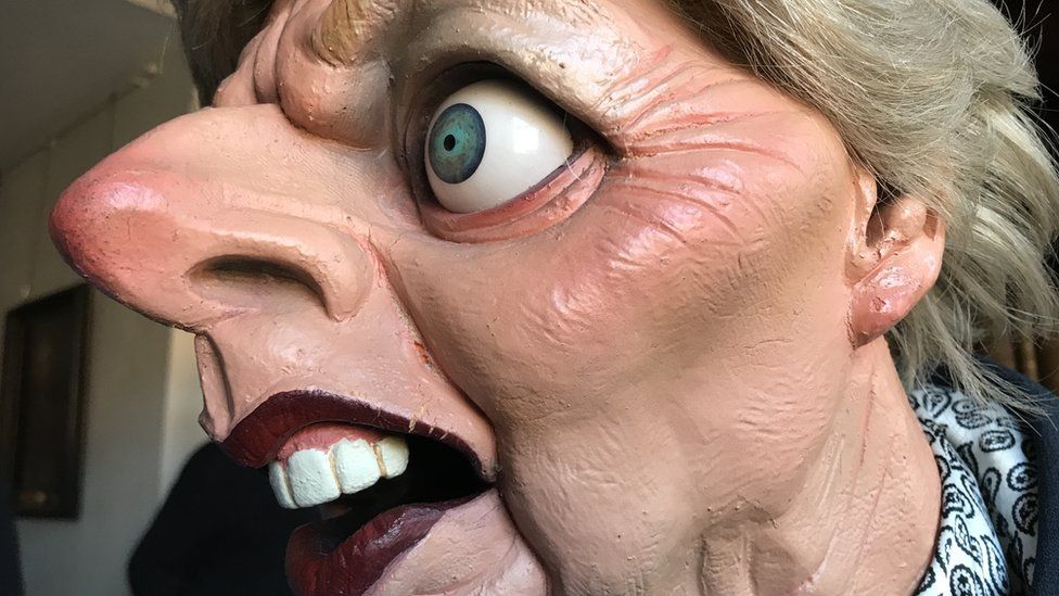 Spitting Image puppet of Margaret Thatcher