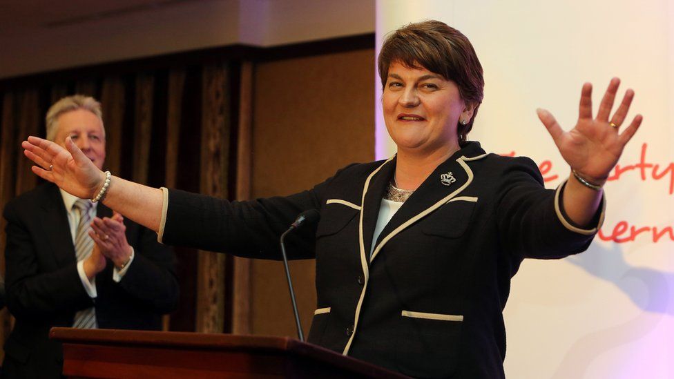 Arlene Foster becomes leader of DUP