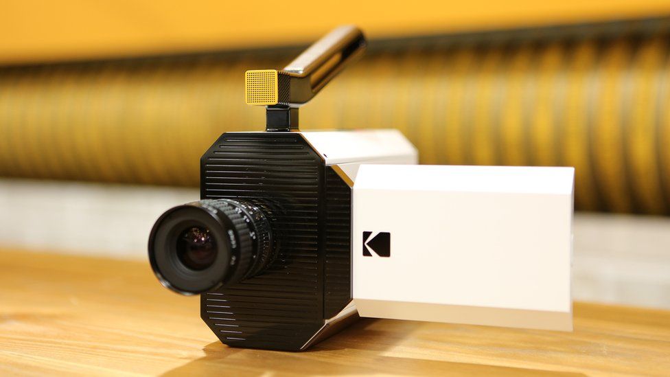Kodak's prototype Super 8 camera includes some digital features, like an LCD screen