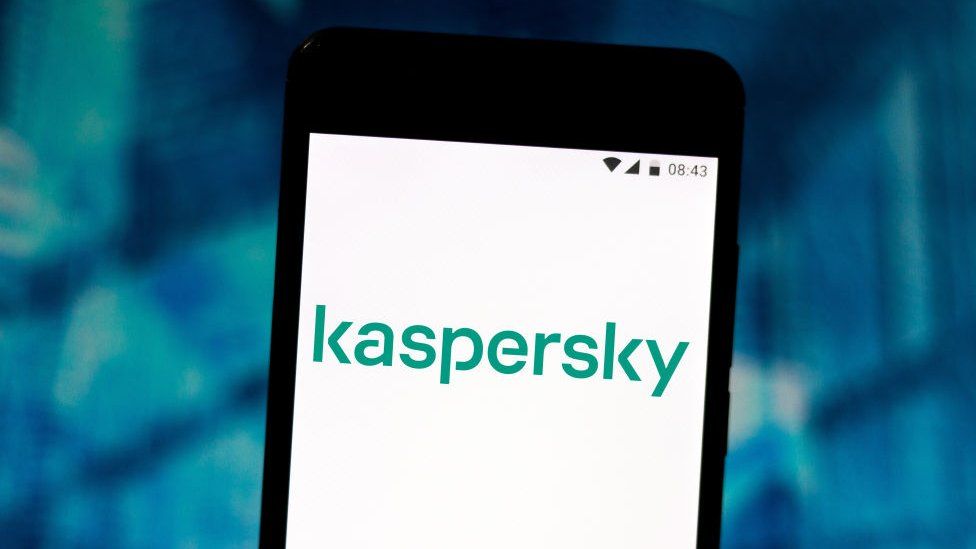 Kaspersky on a smartphone