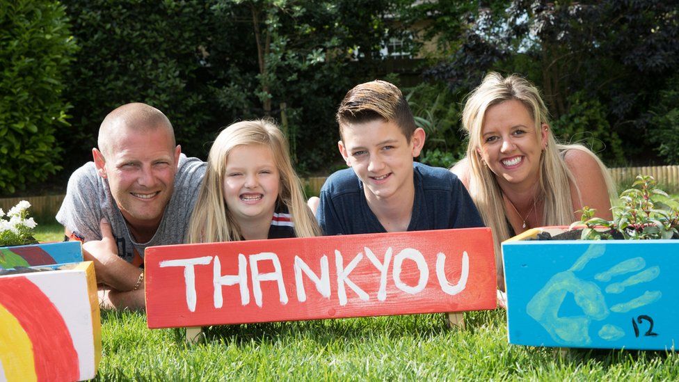 Coronavirus Lottowin carpenter makes planters for key workers BBC News