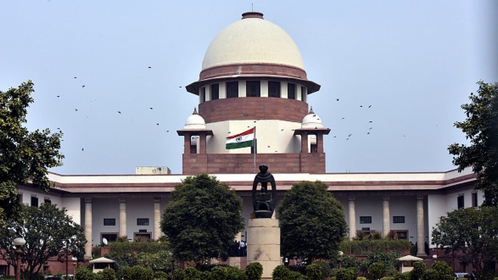 A вид на Верховный суд в Нью-Дели