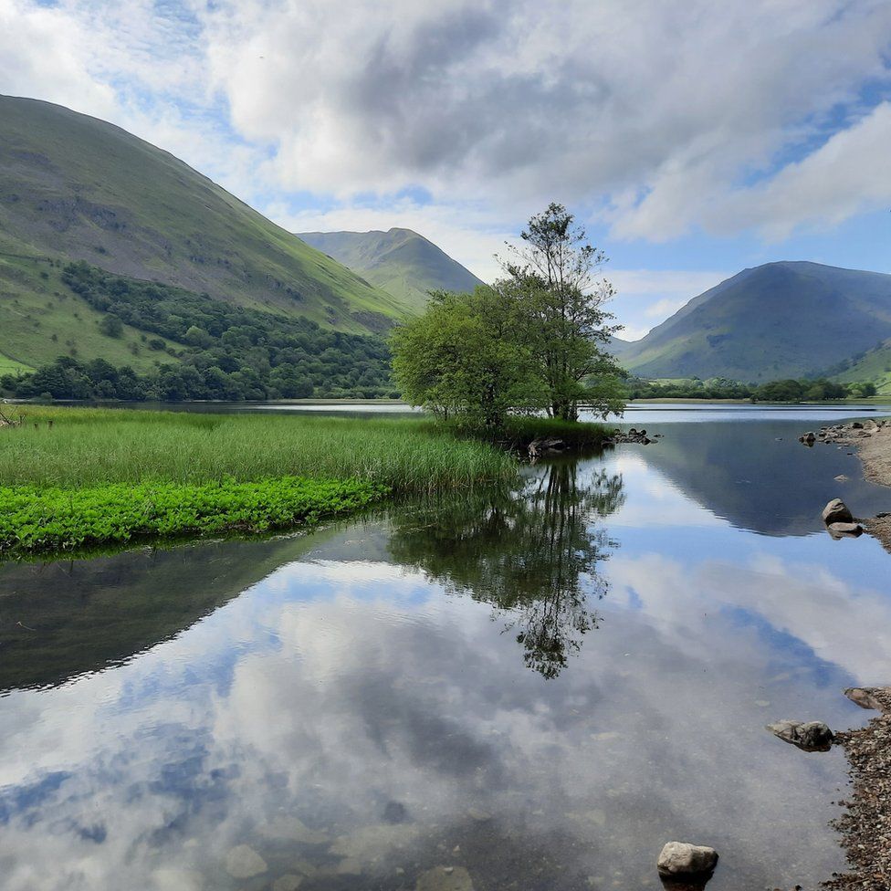 Brotherswater in the Lake District in Cumbria