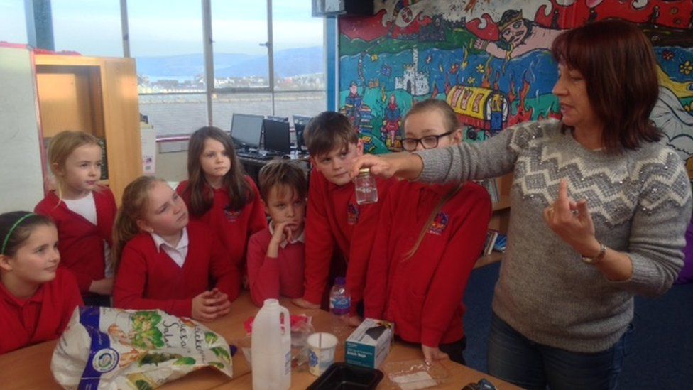 Aberporth school children