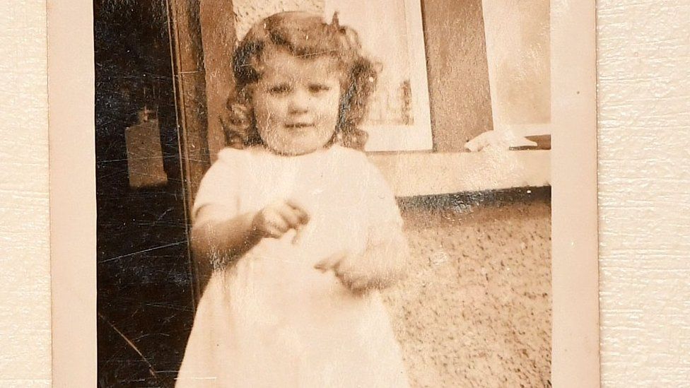 Maud Nicholl as a child