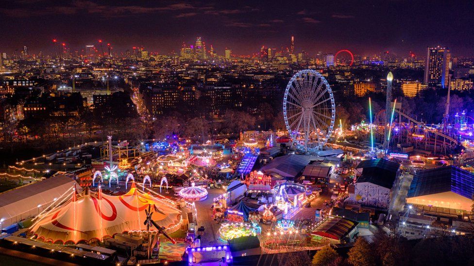 London's Winter Wonderland event - BBC News