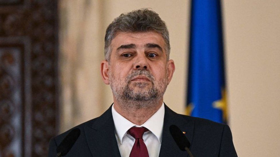 Romanian Prime Minister Marcel Ciolacu