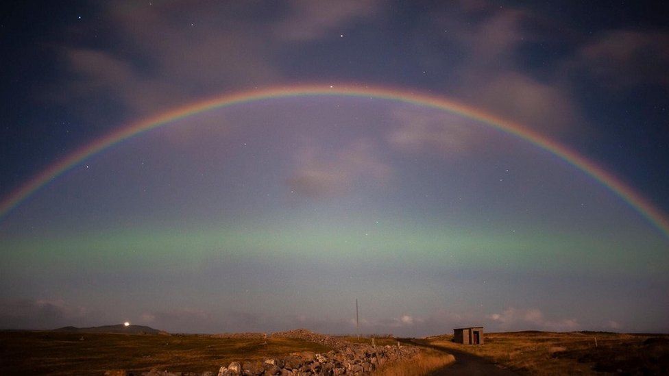 Moonbow at Durness
