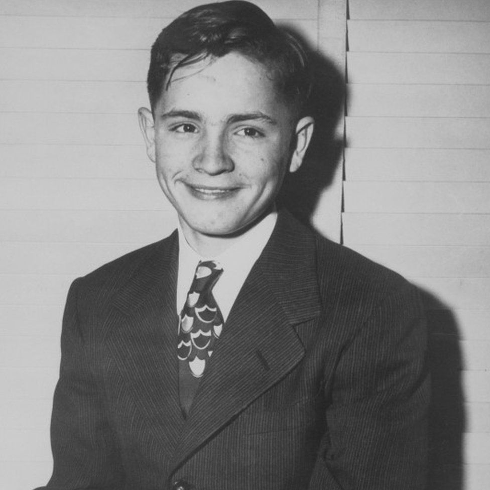 Charles Manson as a teenager