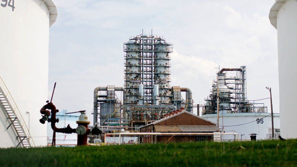 oil refinery in Trainer, Pennsylvania