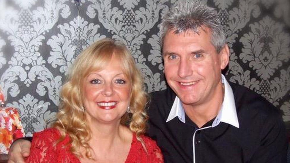 Michelle Davies with husband John