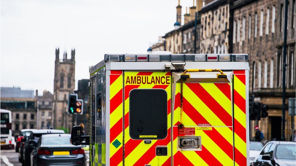 Ambulance in Edinburgh