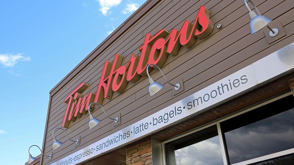 Tim Horton's sign