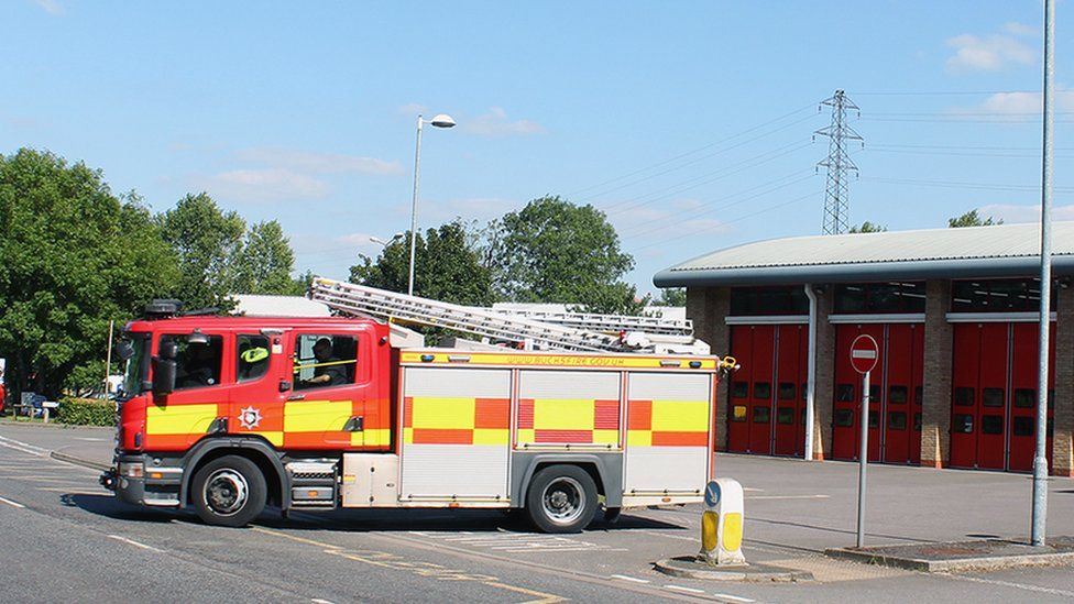 Buckinghamshire Fire and Rescue Service engine