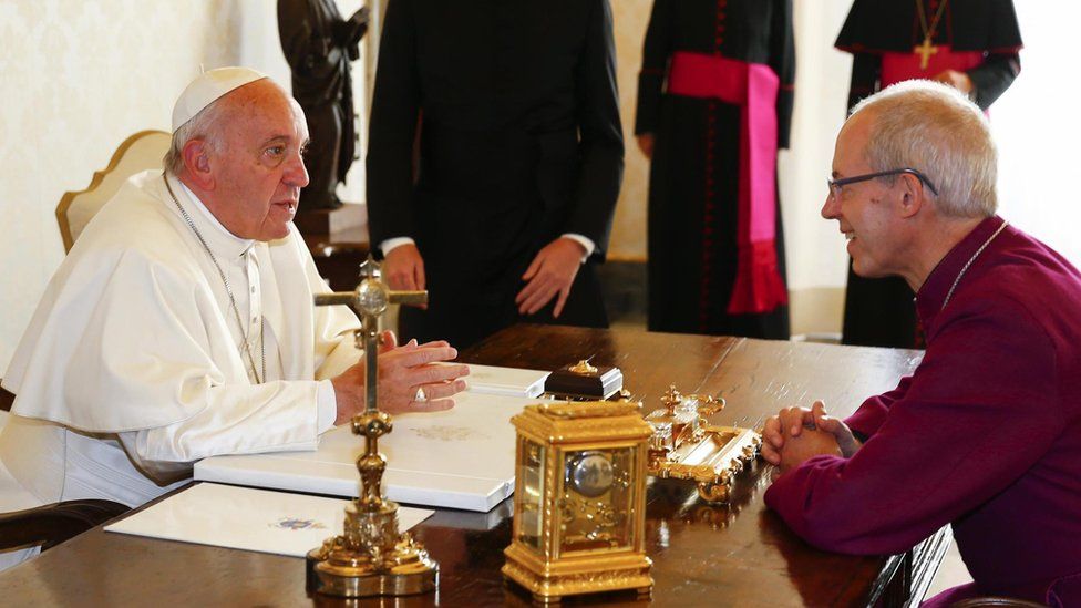 Pope Francis and Justin Welby