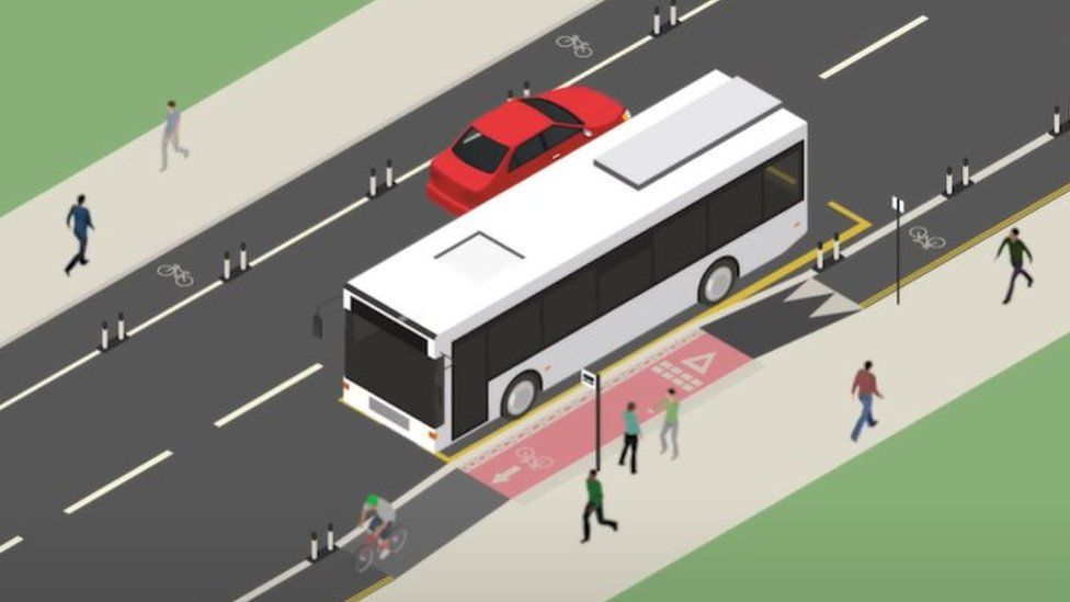 Bath road to close to upgrade pedestrian and cycle routes BBC News