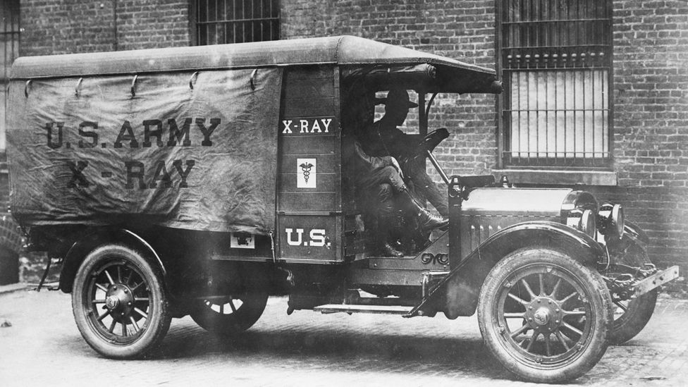 X-Rays were used by medics during World War One