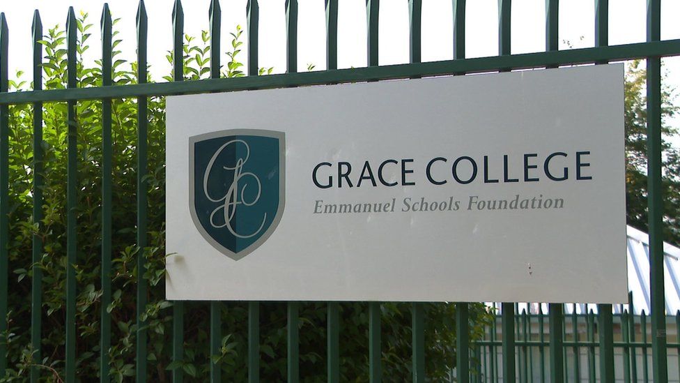 Grace College sign