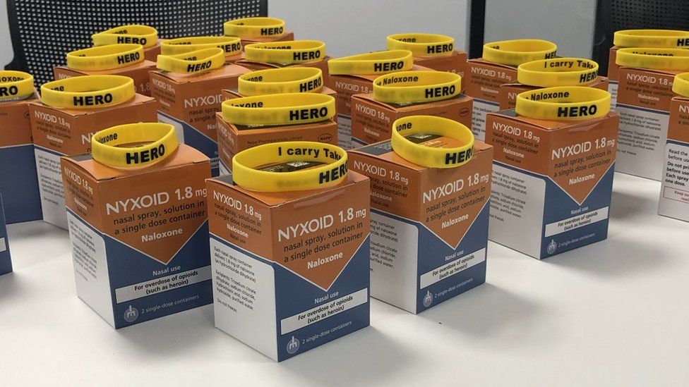 Boxes of Nyxoid 18 in orange containers