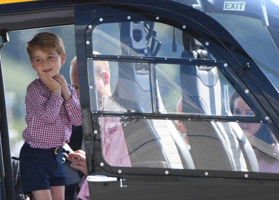 The article was written after this photo of Prince George was published last month