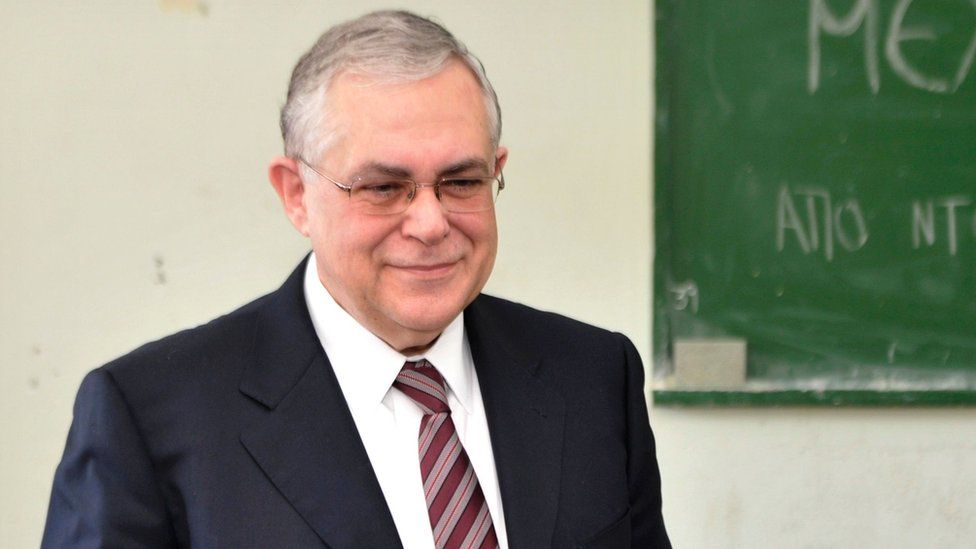 Greek Prime Minister Lucas Papademos. Photo: 6 May 2012