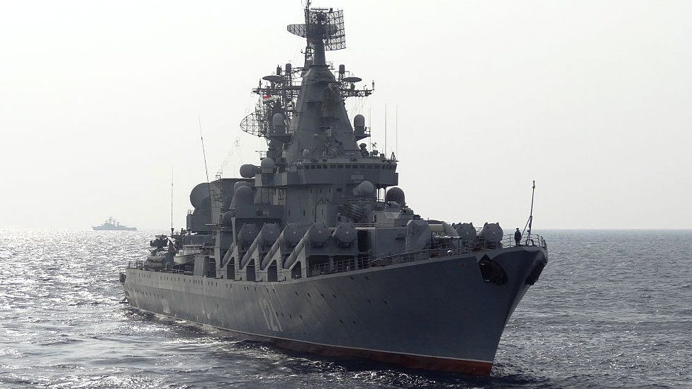 Russian Warship Moskva Sinks In Black Sea BBC News