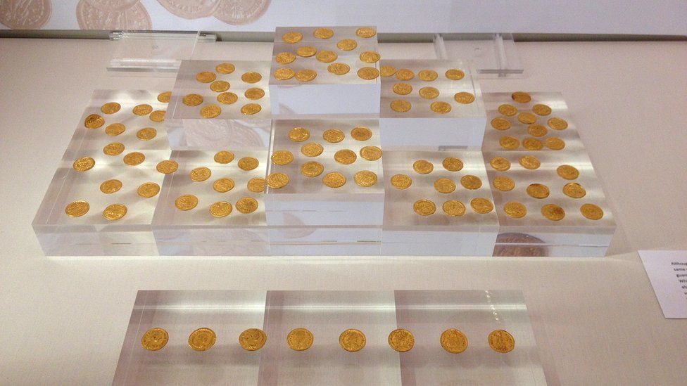 Coins at Verulamium Museum