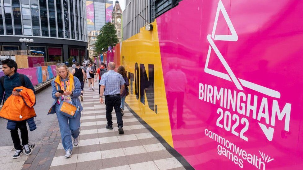 Birmingham during the Commonwealth Games