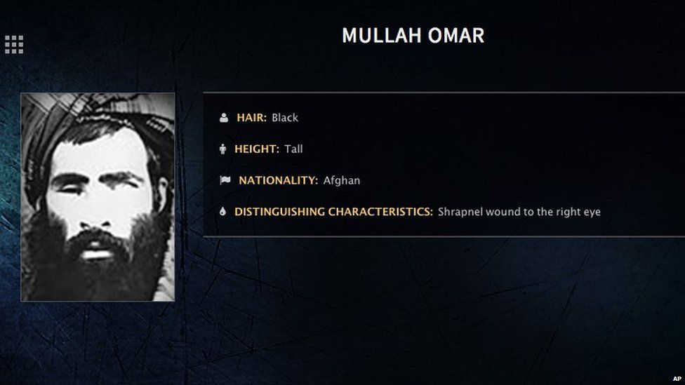 FBI image of Mullah Omar
