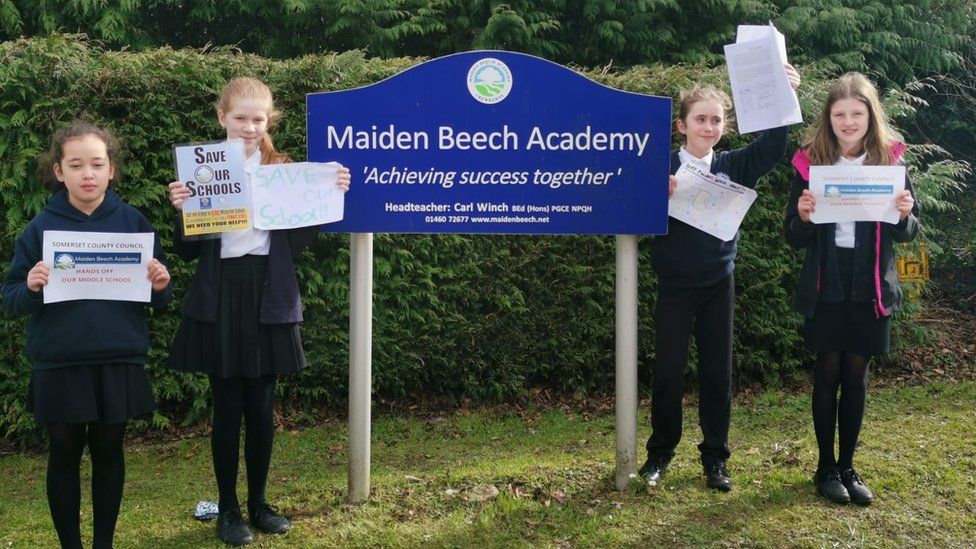 Year six students at Maiden Beech Academy