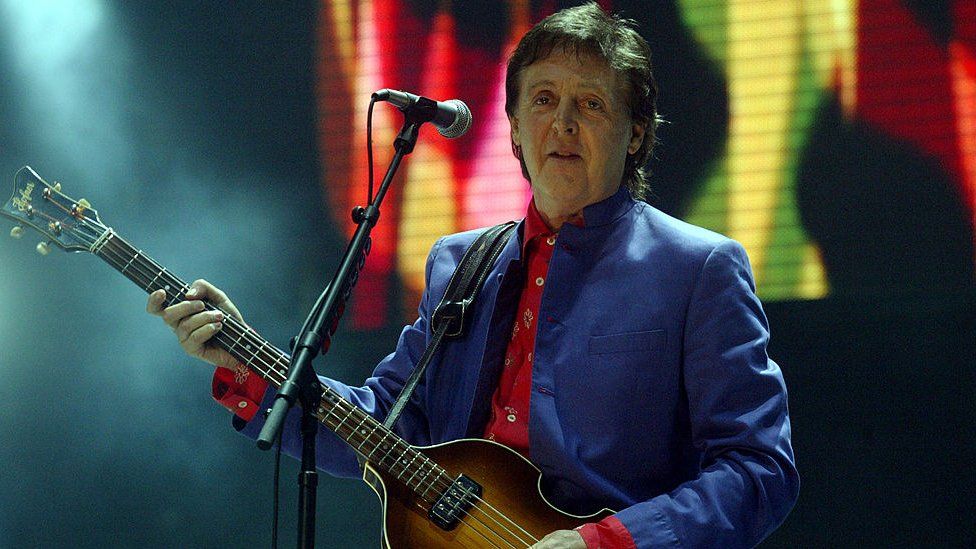 Sir Paul McCartney at Glastonbury 2004