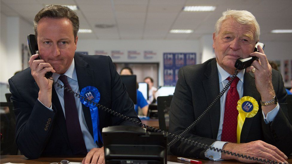David Cameron and Paddy Ashdown
