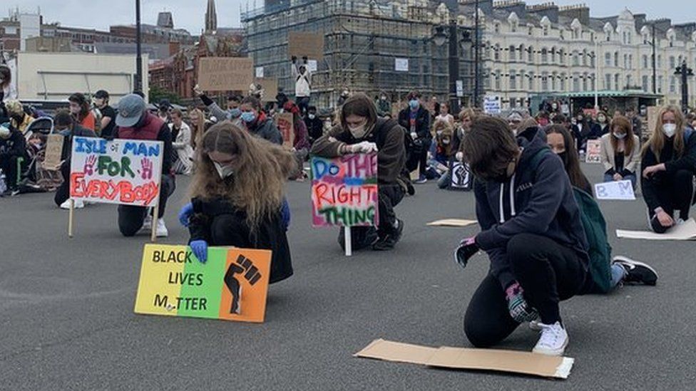 Isle of Man Black Lives Matter protest