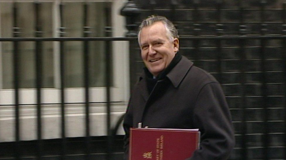 Peter Hain at Downing Street