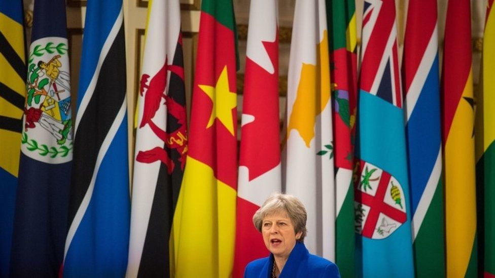 Theresa May at the summit