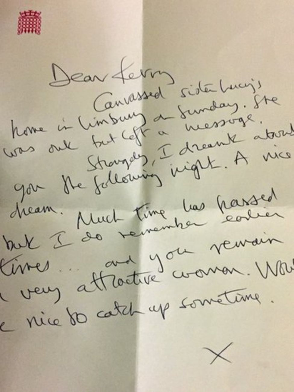 MP to submit 'unwanted attention' letters - BBC News