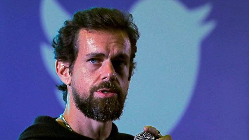 На изображении изображен генеральный директор Twitter Джек Дорси