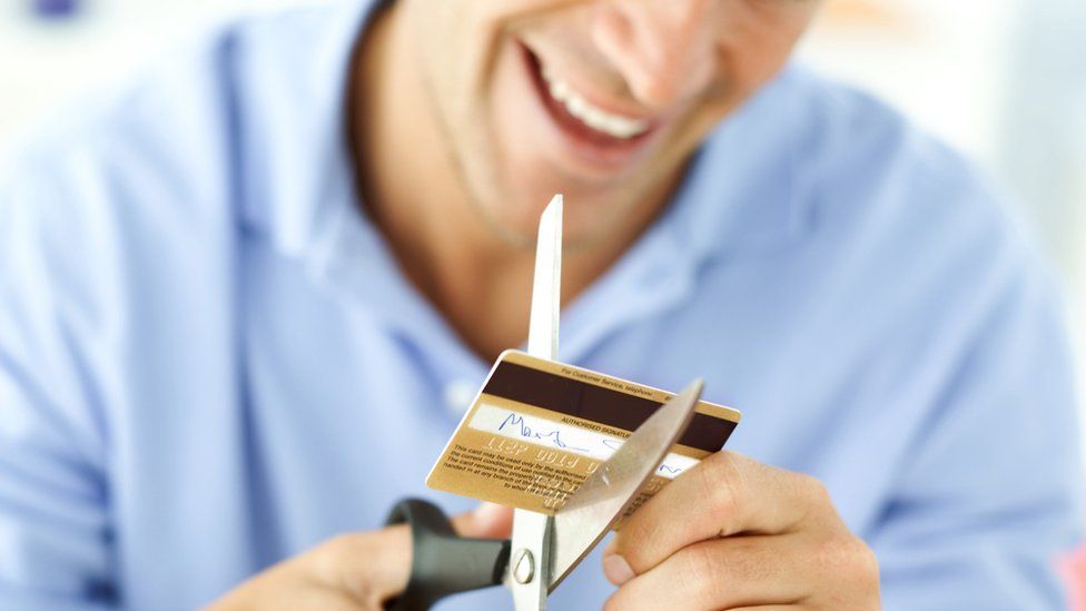 Snipping credit card