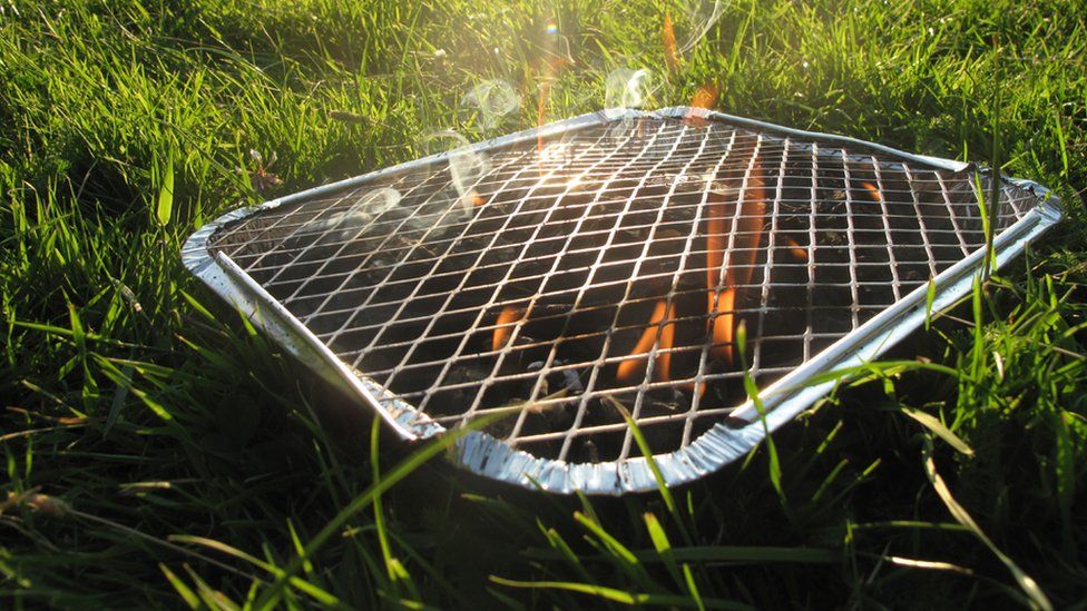 Disposable hotsell barbecue grill