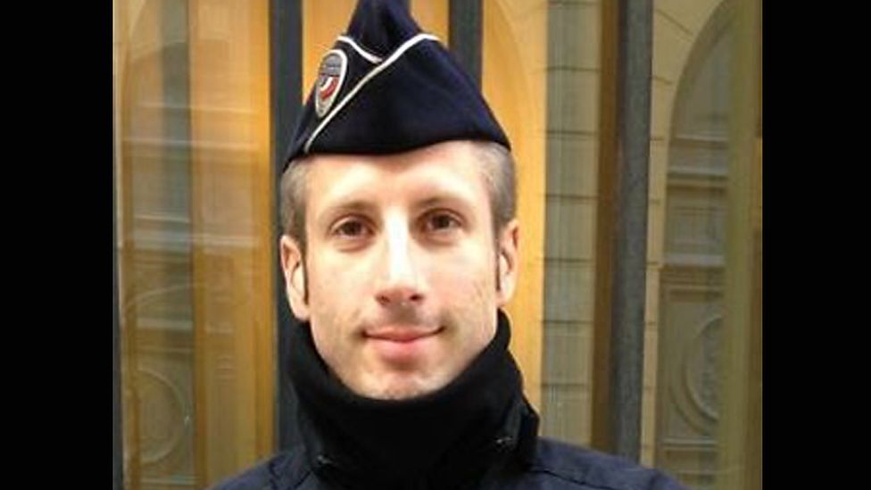 An undated family handout of Xavier Jugele, the French policeman killed during the attack on the Champs Elysees Avenue in Paris, 20 April 2017