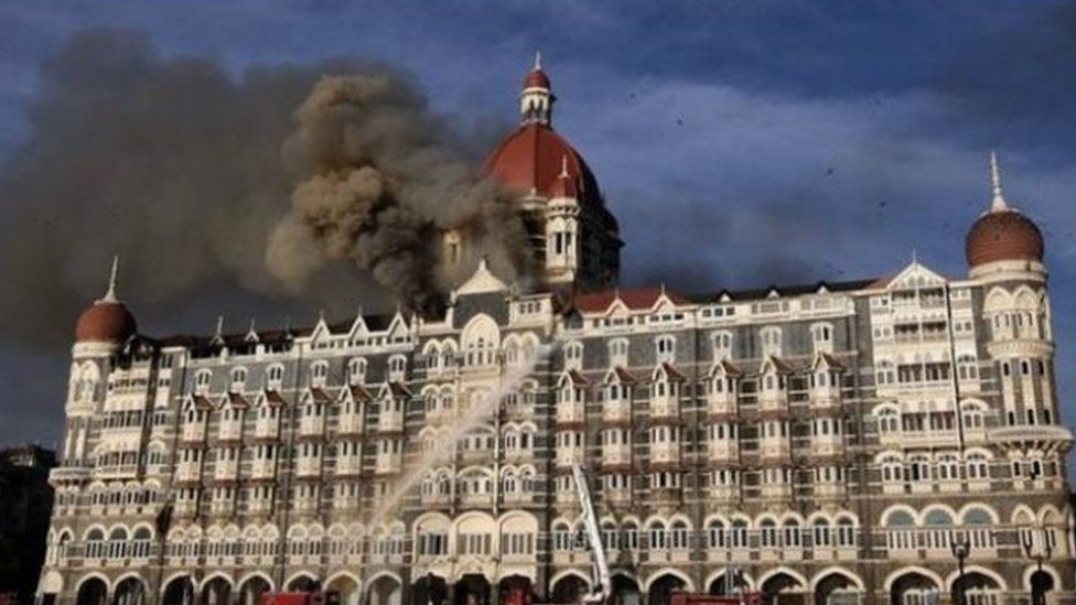 Mumbai's Taj Mahal hotel under attack in November 2008