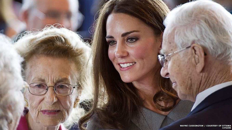Jean and George Spear met the Duchess of Cambridge in 2011 when she visited Ottawa