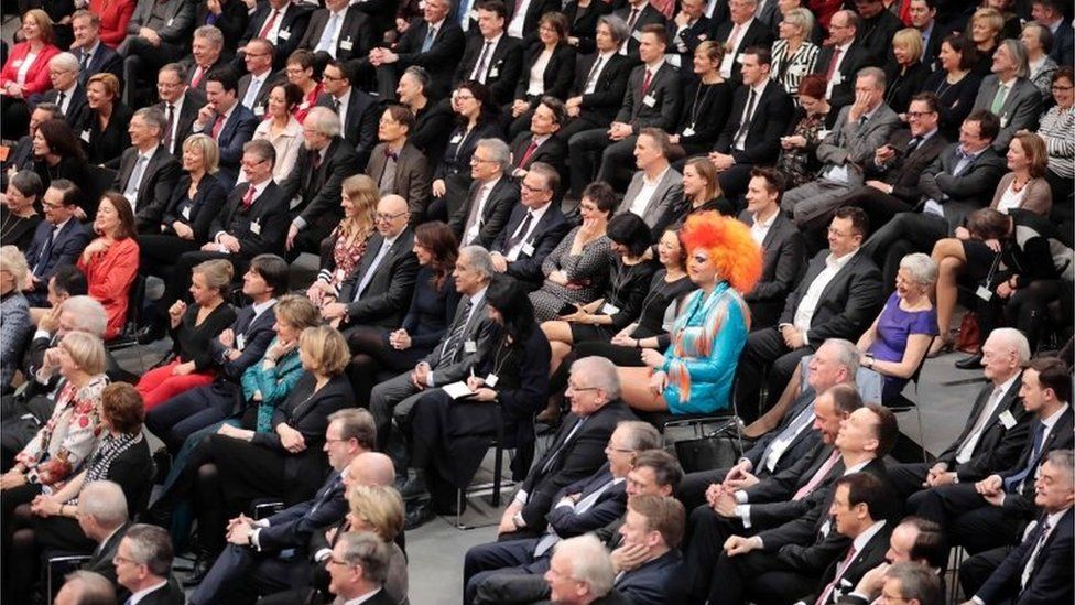 The Federal Assembly meeting in Berlin to choose the new president, 12 February 2017