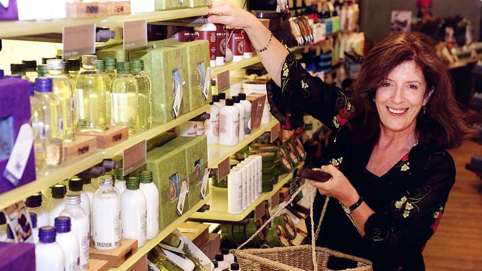 Body Shop founder Anita Roddick, 2001