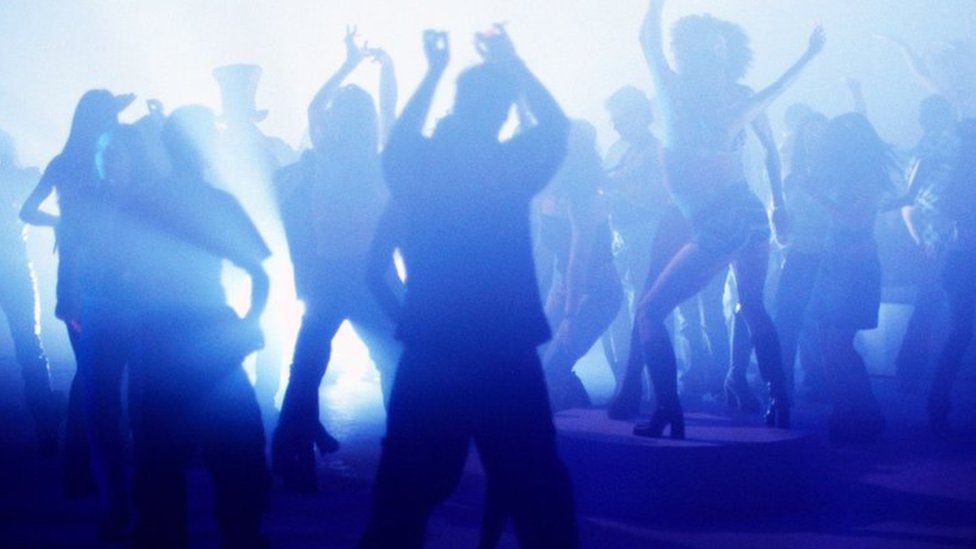 Dancers in a nightclub