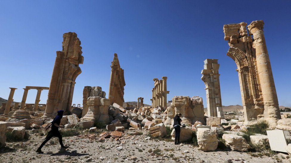 Palmyra's ancient ruins