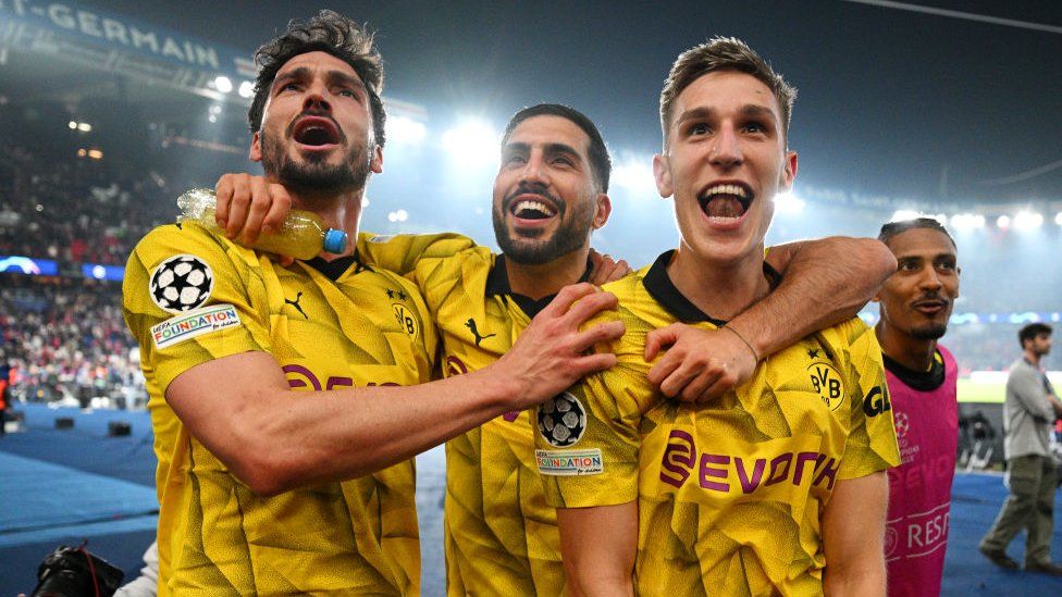 Players from German club Borussia Dortmund