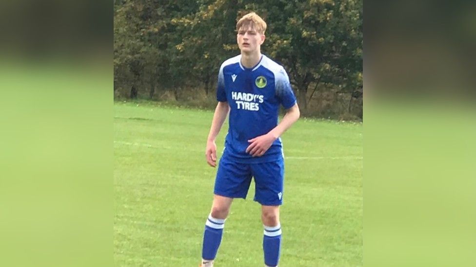 Ben Ellis in Penrith football kit